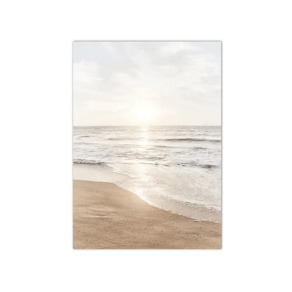 Quiet Shoreline Glow Canvas Print