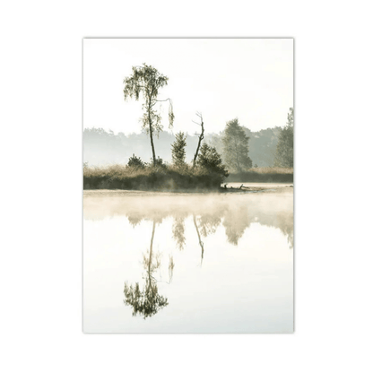 Whispering Water Reflection Canvas Print