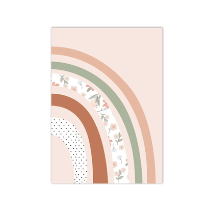 Meadow Rainbow Pastel Canvas Print