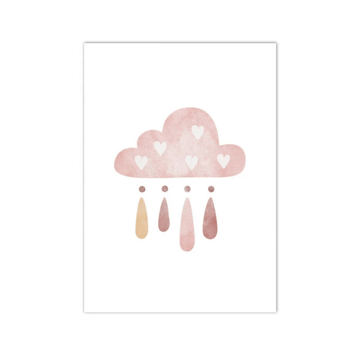 Lovefall Cloud Canvas Print