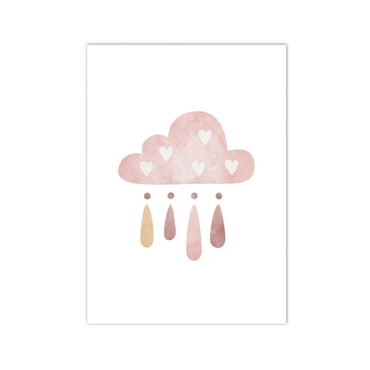 Lovefall Cloud Canvas Print