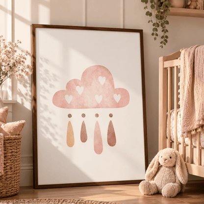 Lovefall Cloud Canvas Print