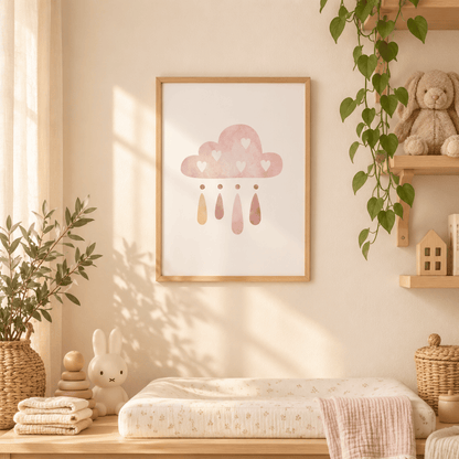 Lovefall Cloud Canvas Print