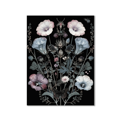 Midnight Botanical Garden Canvas Print