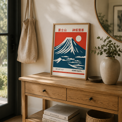 Japanese Mount Fuji Sunrise Canvas Print
