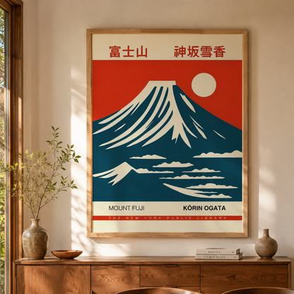 Japanese Mount Fuji Sunrise Canvas Print