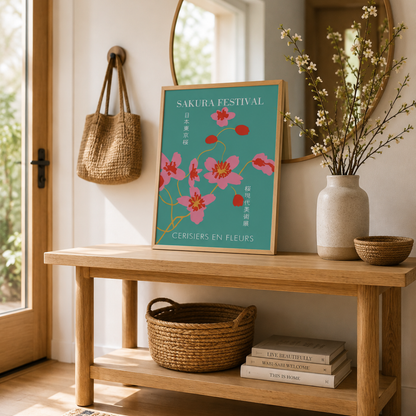 Japanese Sakura Festival Canvas Print