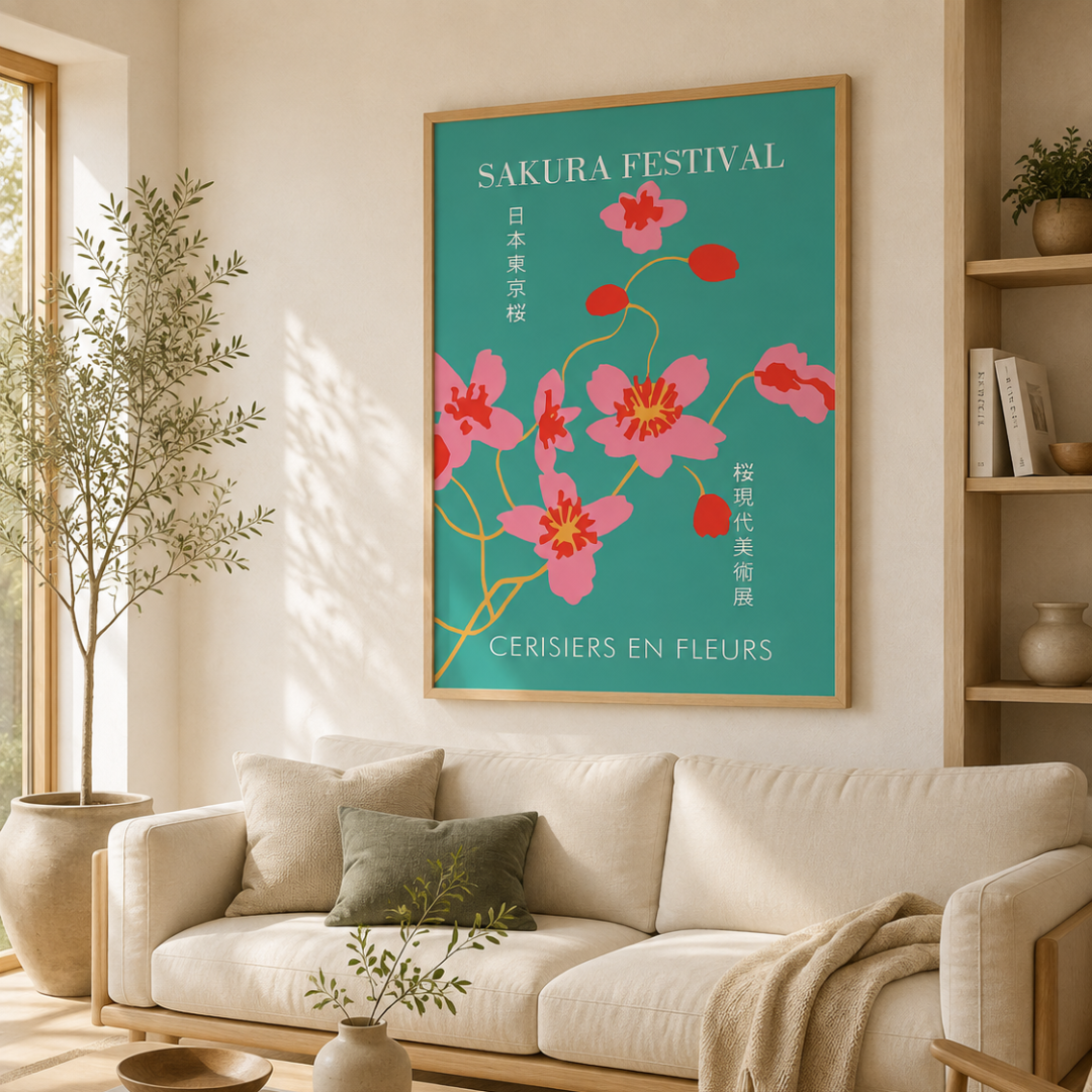 Japanese Sakura Festival Canvas Print