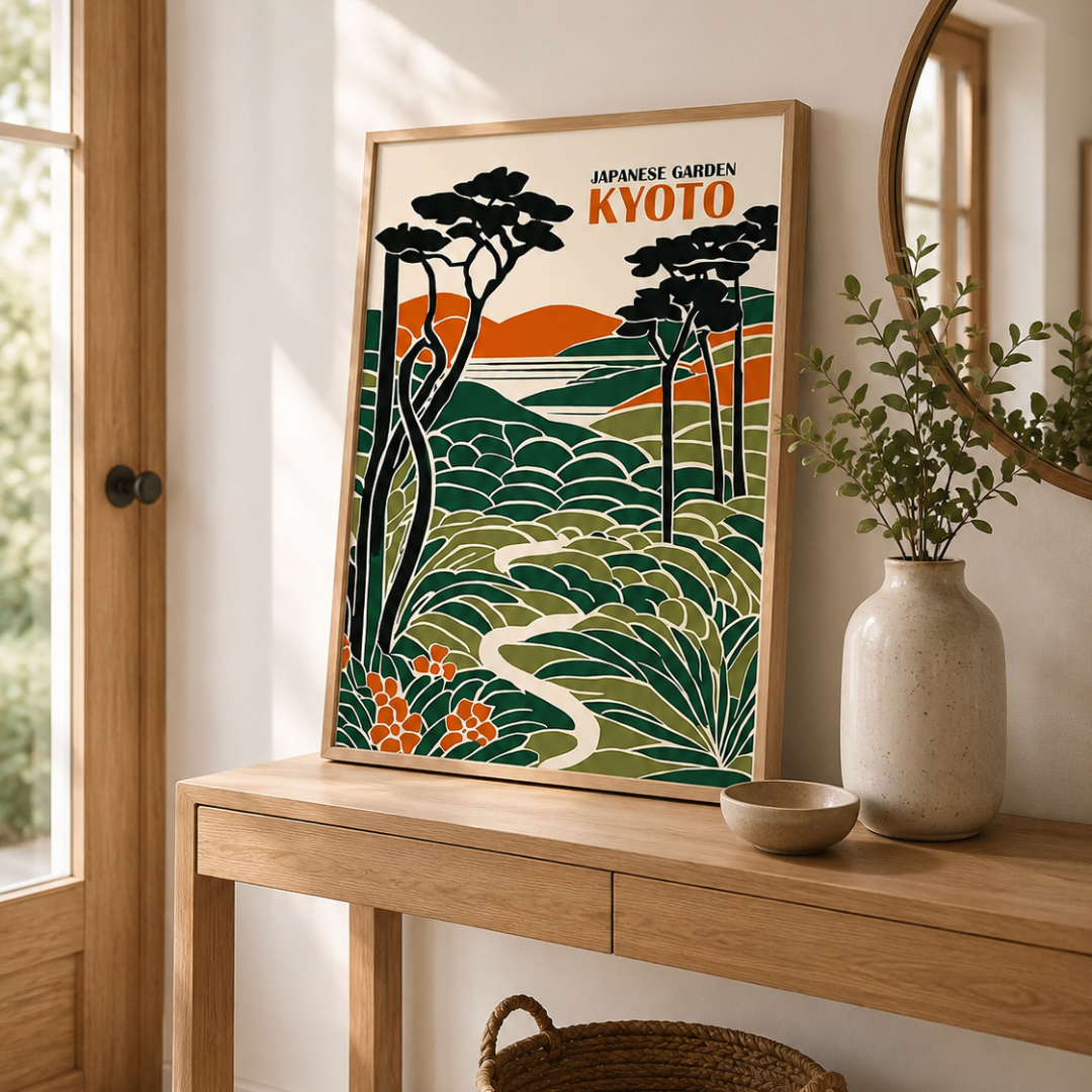 Japanese Kyoto Garden Canvas Print