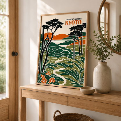 Japanese Kyoto Garden Canvas Print