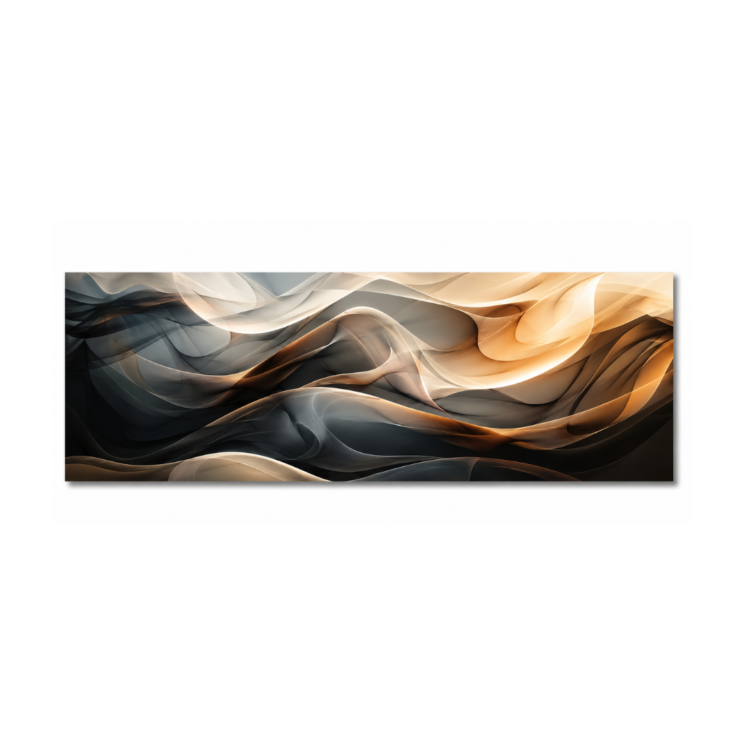 Modern Abstract Wave Canvas Print