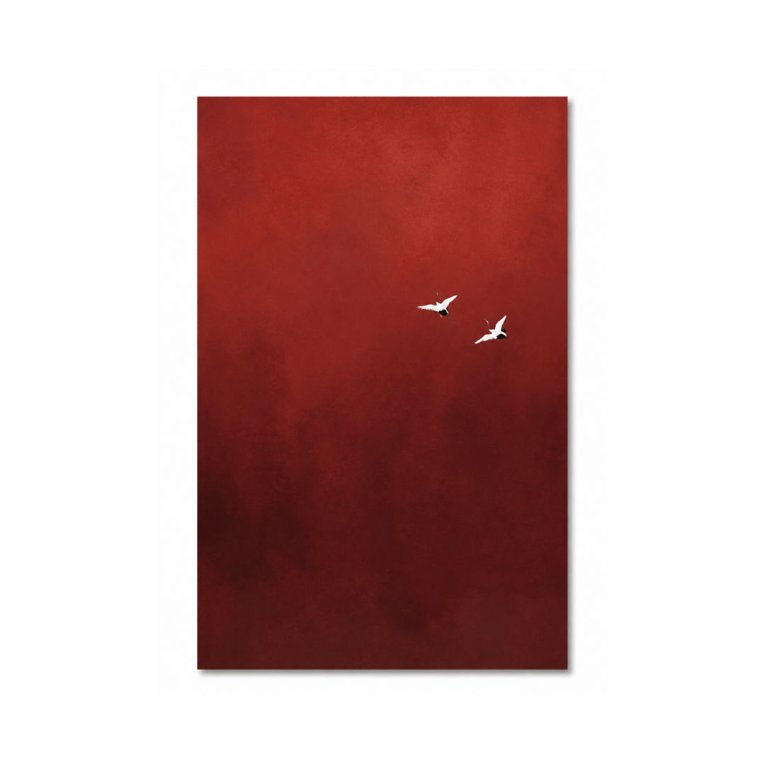 Red Sandstone Minimalist Canvas Print