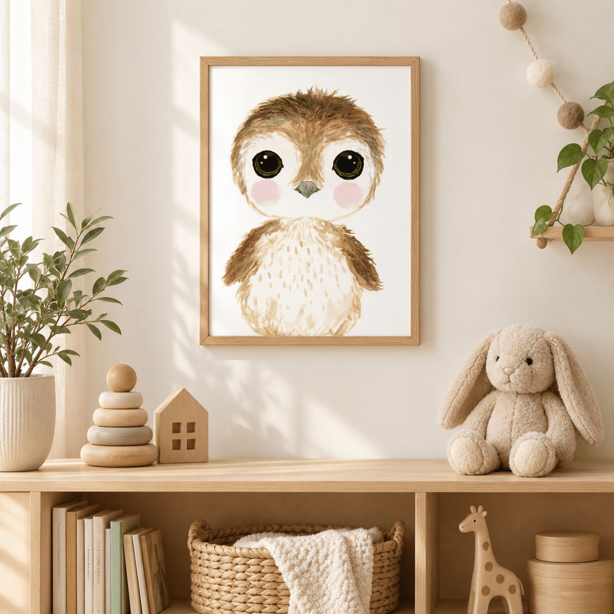 Little Owl Friend Canvas Print