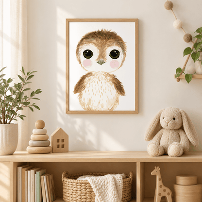 Little Owl Friend Canvas Print