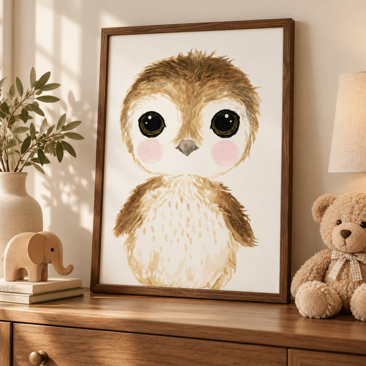 Little Owl Friend Canvas Print