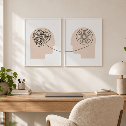 Tangled Thoughts Canvas Prints