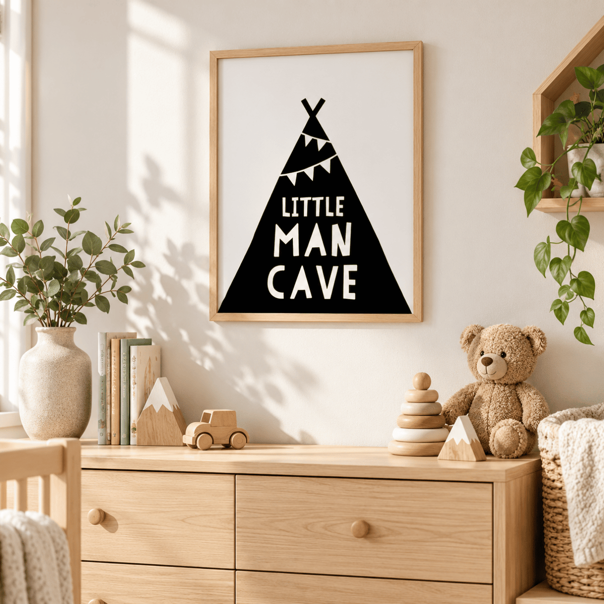 Little Man Cave Canvas Print