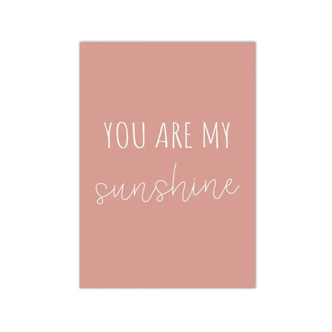 My Sunshine Quote Canvas Print