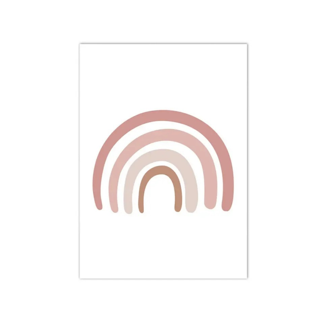 Blush Rainbow Dreams Canvas Print