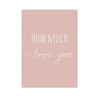 More Than Words Love Quote Canvas Print