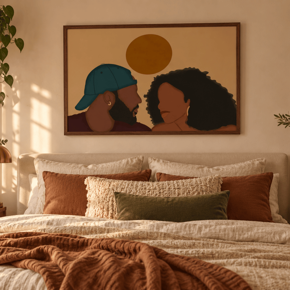 Golden Hour Together Canvas Print