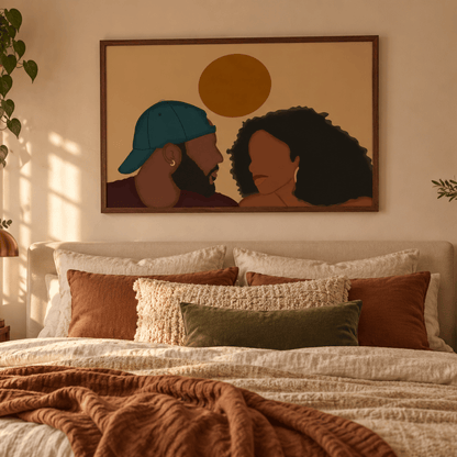 Golden Hour Together Canvas Print