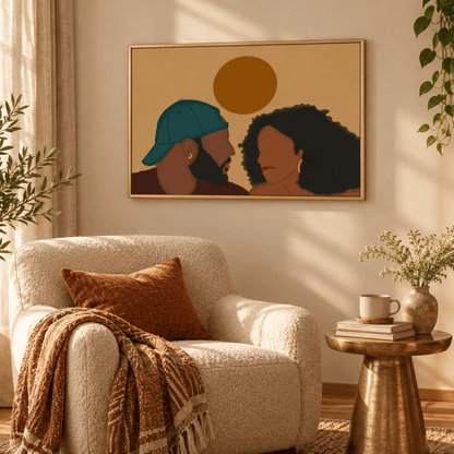 Golden Hour Together Canvas Print