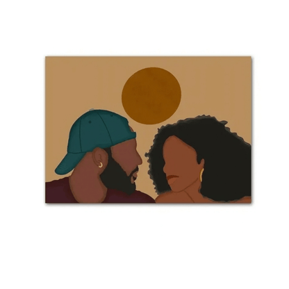 Golden Hour Together Canvas Print