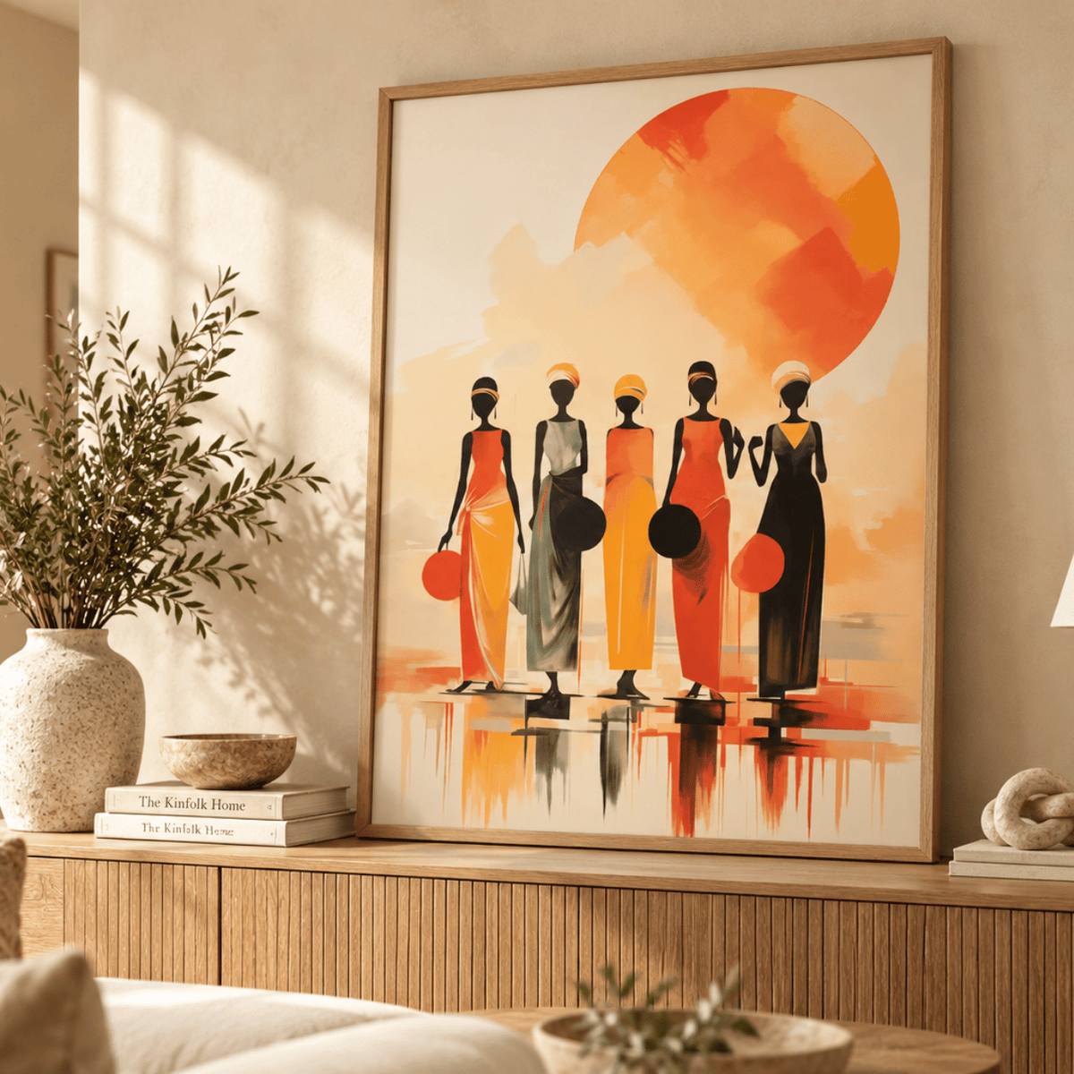 Radiant Sisterhood Canvas Print