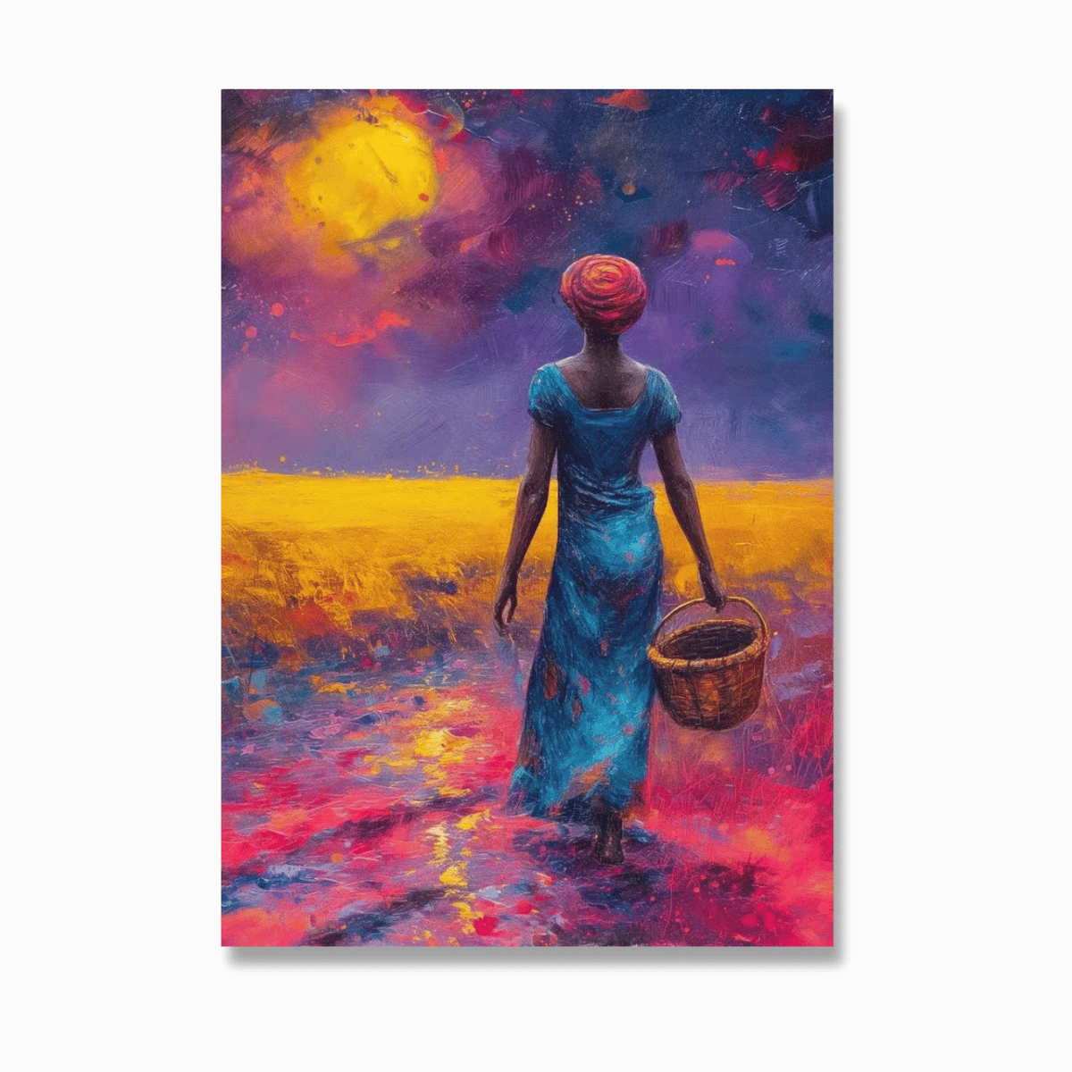 Beyond The Golden Field Canvas Print