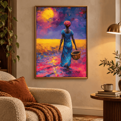 Beyond The Golden Field Canvas Print