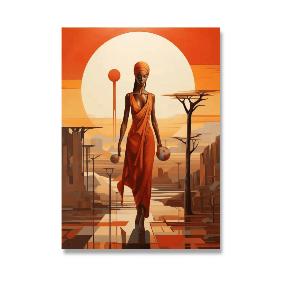 Sun Crowned Passage Canvas Print