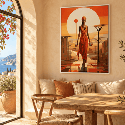 Sun Crowned Passage Canvas Print