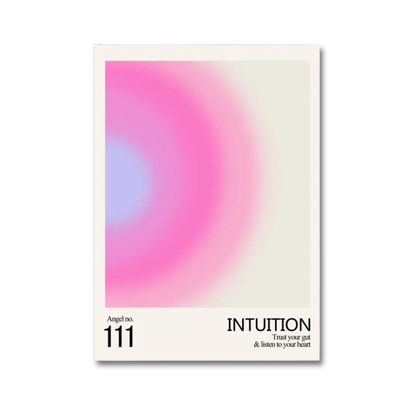 Angel No. 111 Intuition Motivational Canvas Print