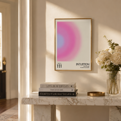 Angel No. 111 Intuition Motivational Canvas Print