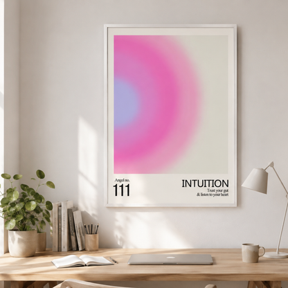 Angel No. 111 Intuition Motivational Canvas Print