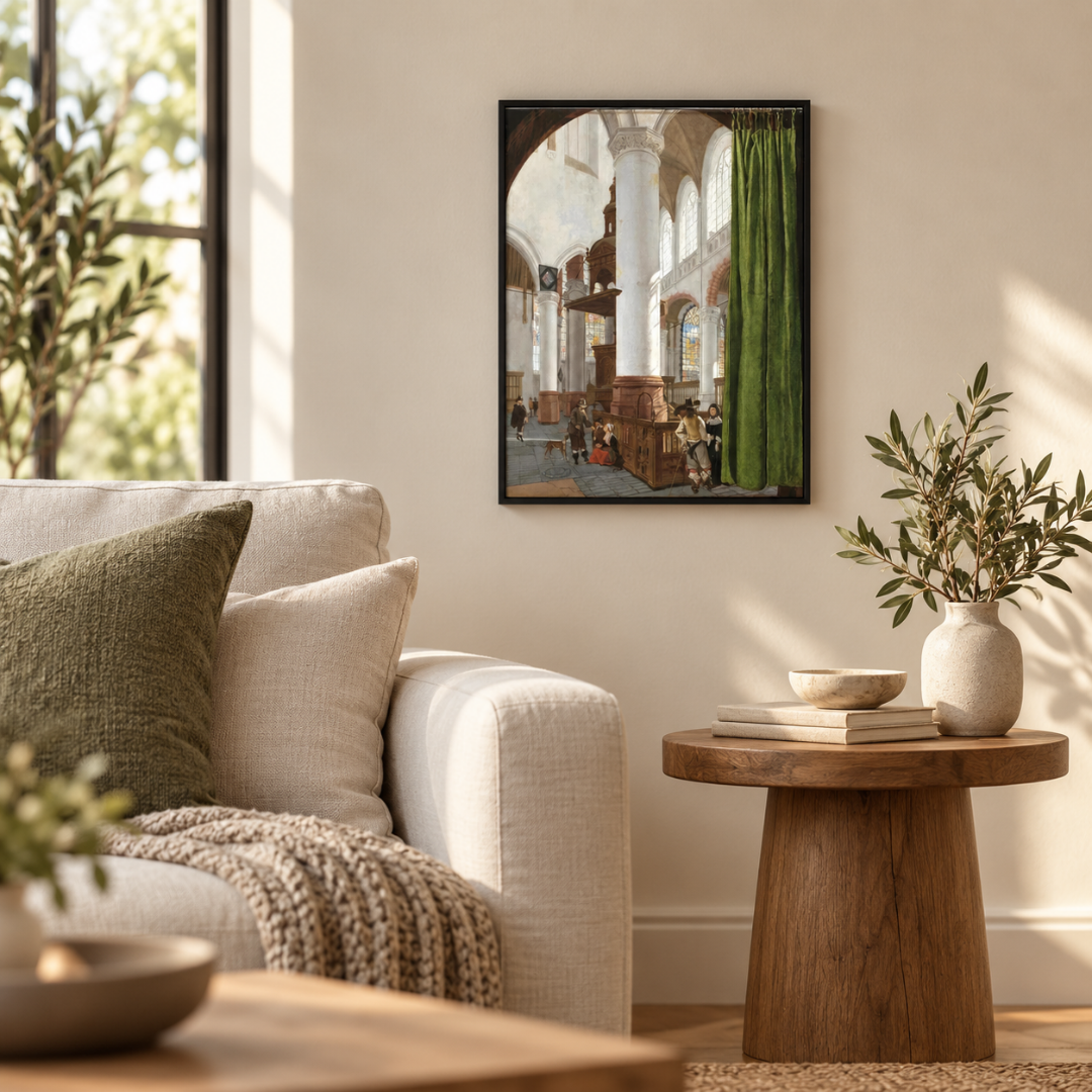 Through The Cathedral Veil Canvas Print