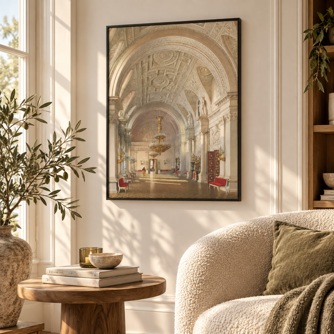 Hall Of Gilded Light Canvas Print
