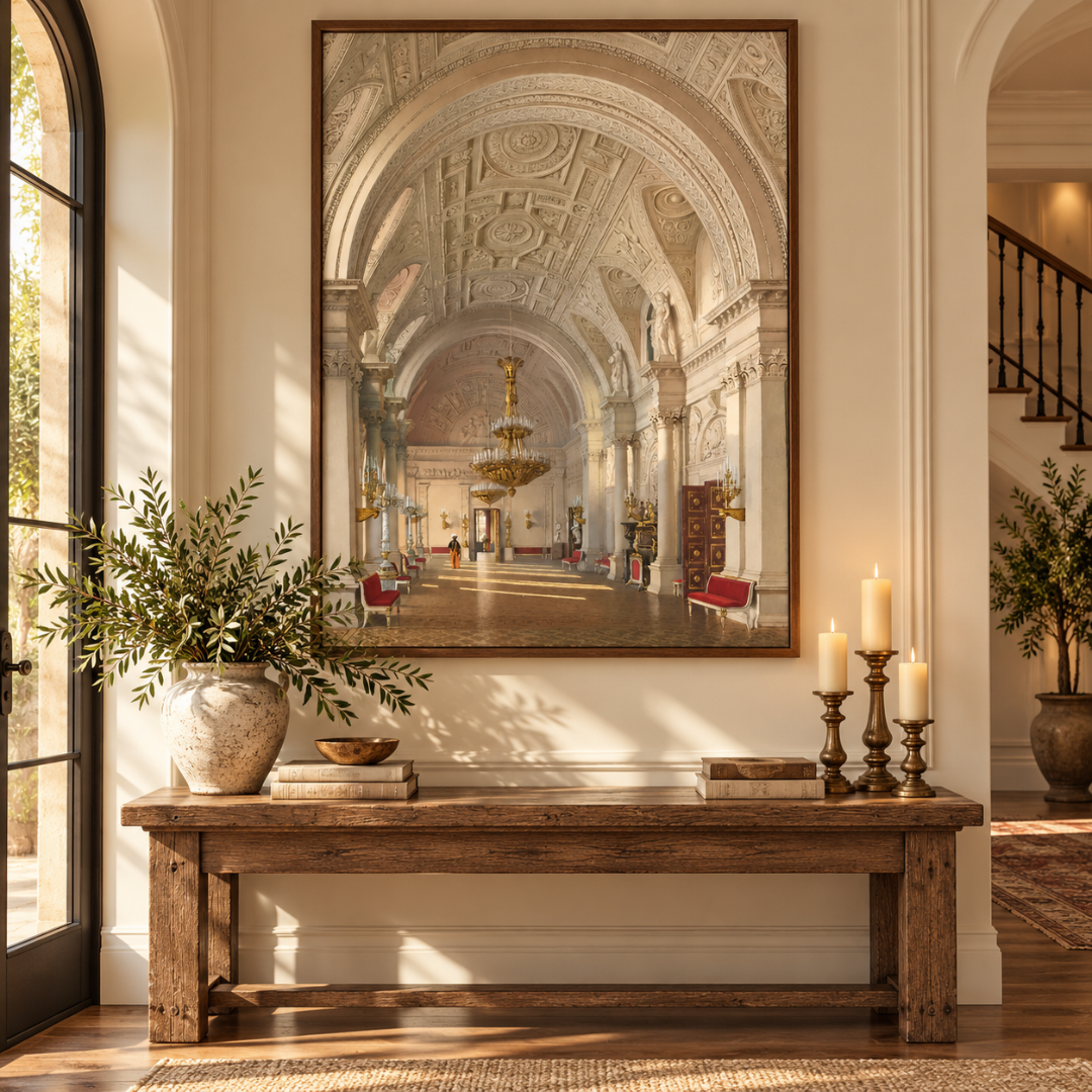 Hall Of Gilded Light Canvas Print