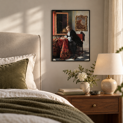 The Scholar’s Study Canvas Print