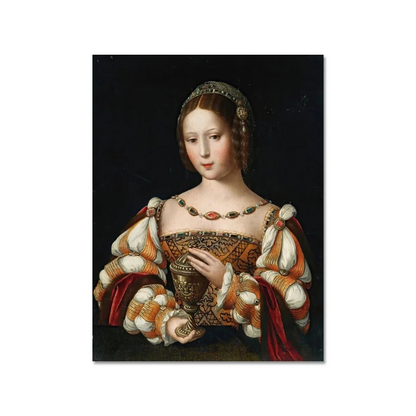 Jeweled Chalice Portrait Canvas Print