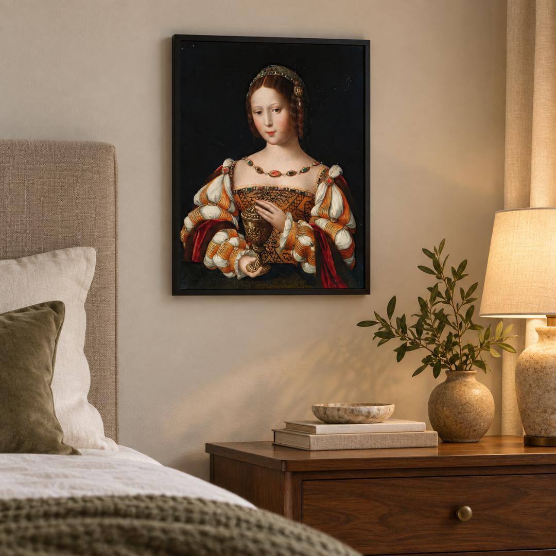 Jeweled Chalice Portrait Canvas Print