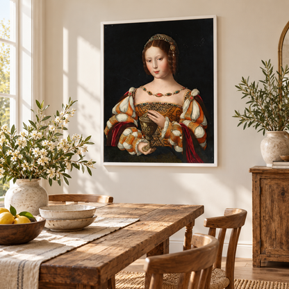 Jeweled Chalice Portrait Canvas Print