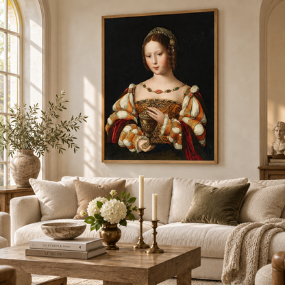 Jeweled Chalice Portrait Canvas Print