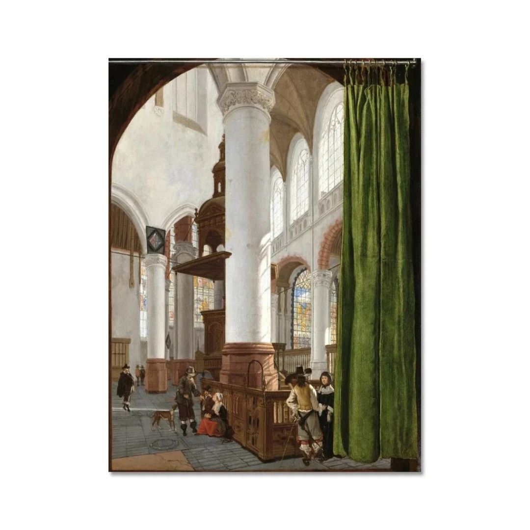 Through The Cathedral Veil Canvas Print