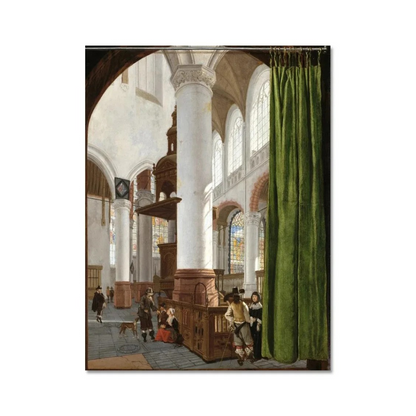 Through The Cathedral Veil Canvas Print