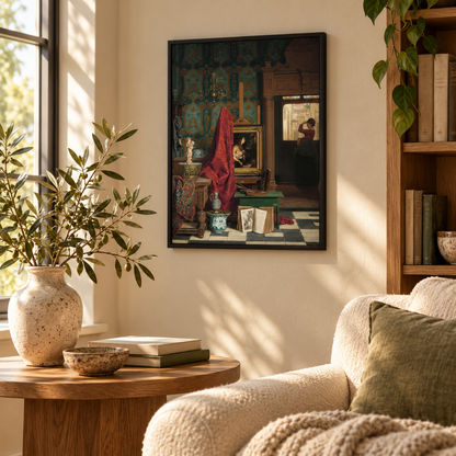The Collector’s Studio Canvas Print