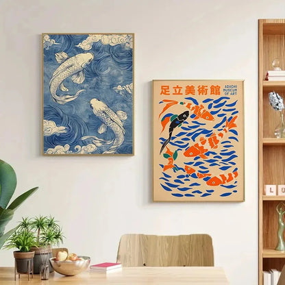 Japanese Koi Fish Canvas Print
