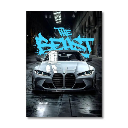 Modern Luxury Supercar Canvas