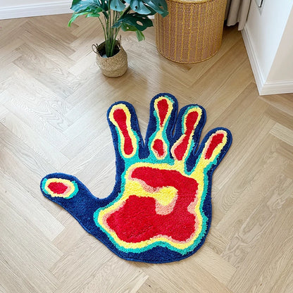 Hand Palm Tufted Rug